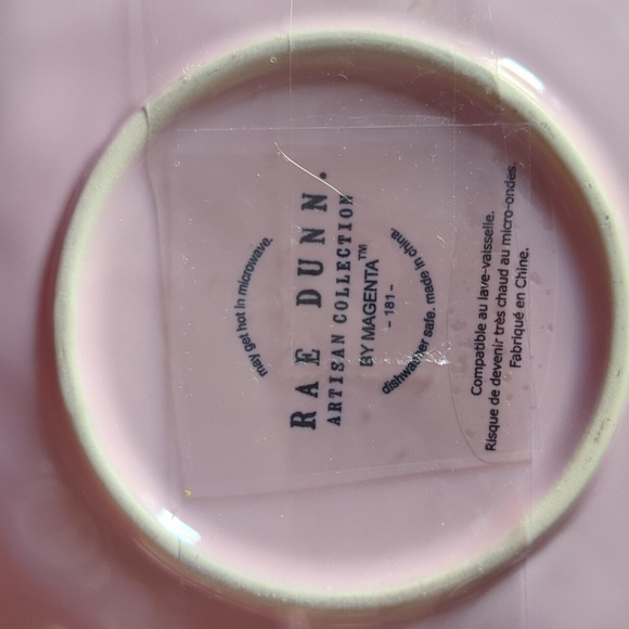 ❌SOLD❌Rae Dunn Blush Pink Heart Teacup with Saucer ❤️ - Picture 4 of 6